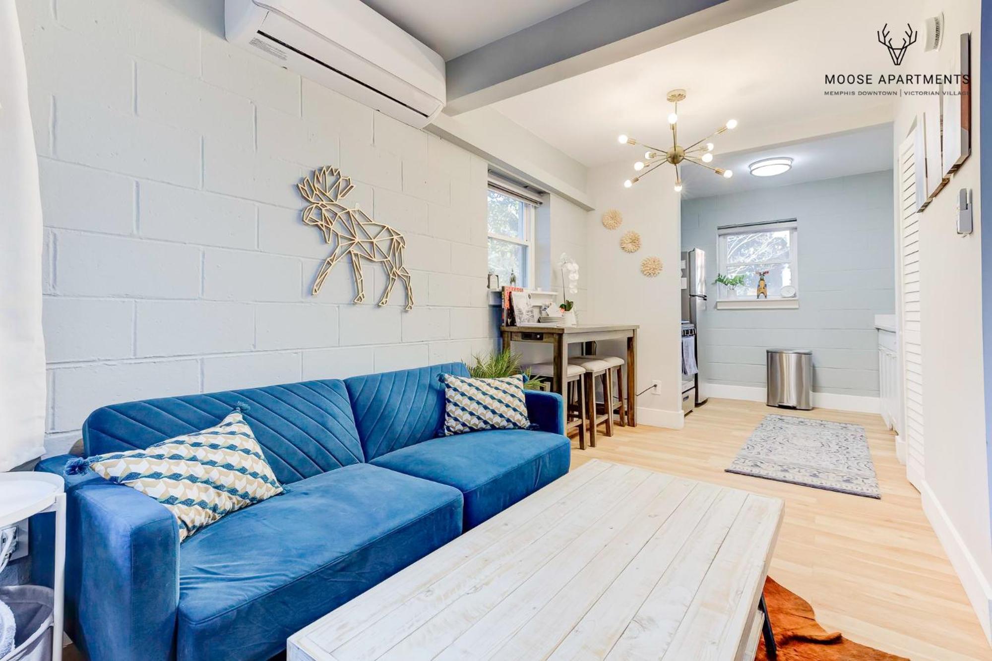 The Moose #7 - Instaworthy Studio With Amazing Views, Free Parking & Heated King Bed Memphis Exteriör bild